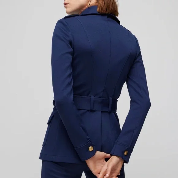 ⭐️NEW⭐️White House Black Market (WHBM) Luxe Stretch Safari Jacket - Picture 4 of 10